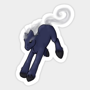 Leaping Night Mare Sticker